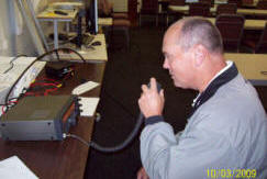 Chip Workman during 2009 Simulated Emergency Test
